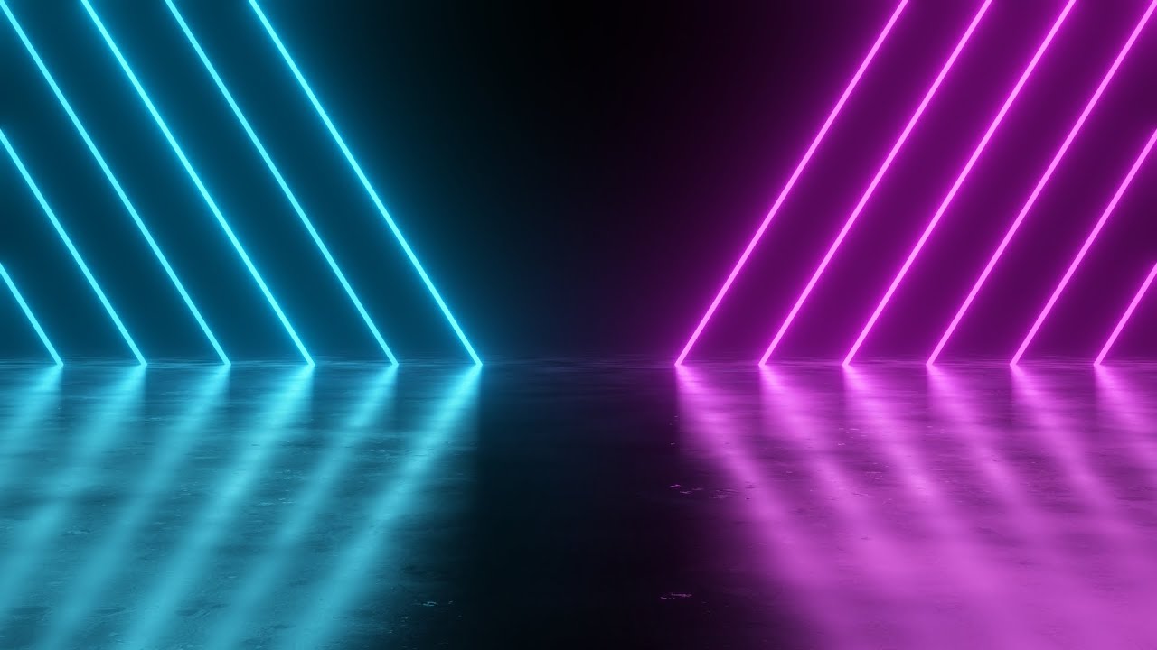 4K Pink And Blue Neon Wallpapers