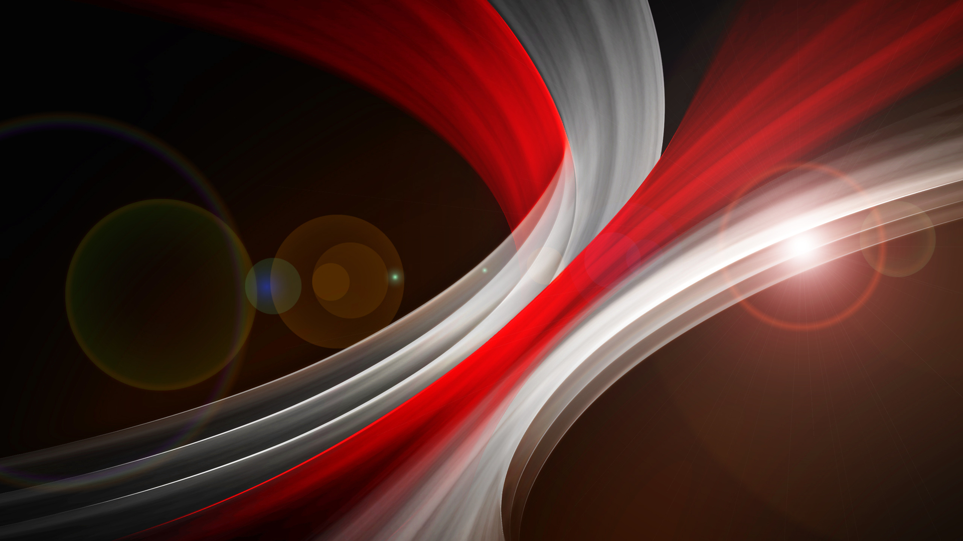 4K Red White Abstract Wallpapers