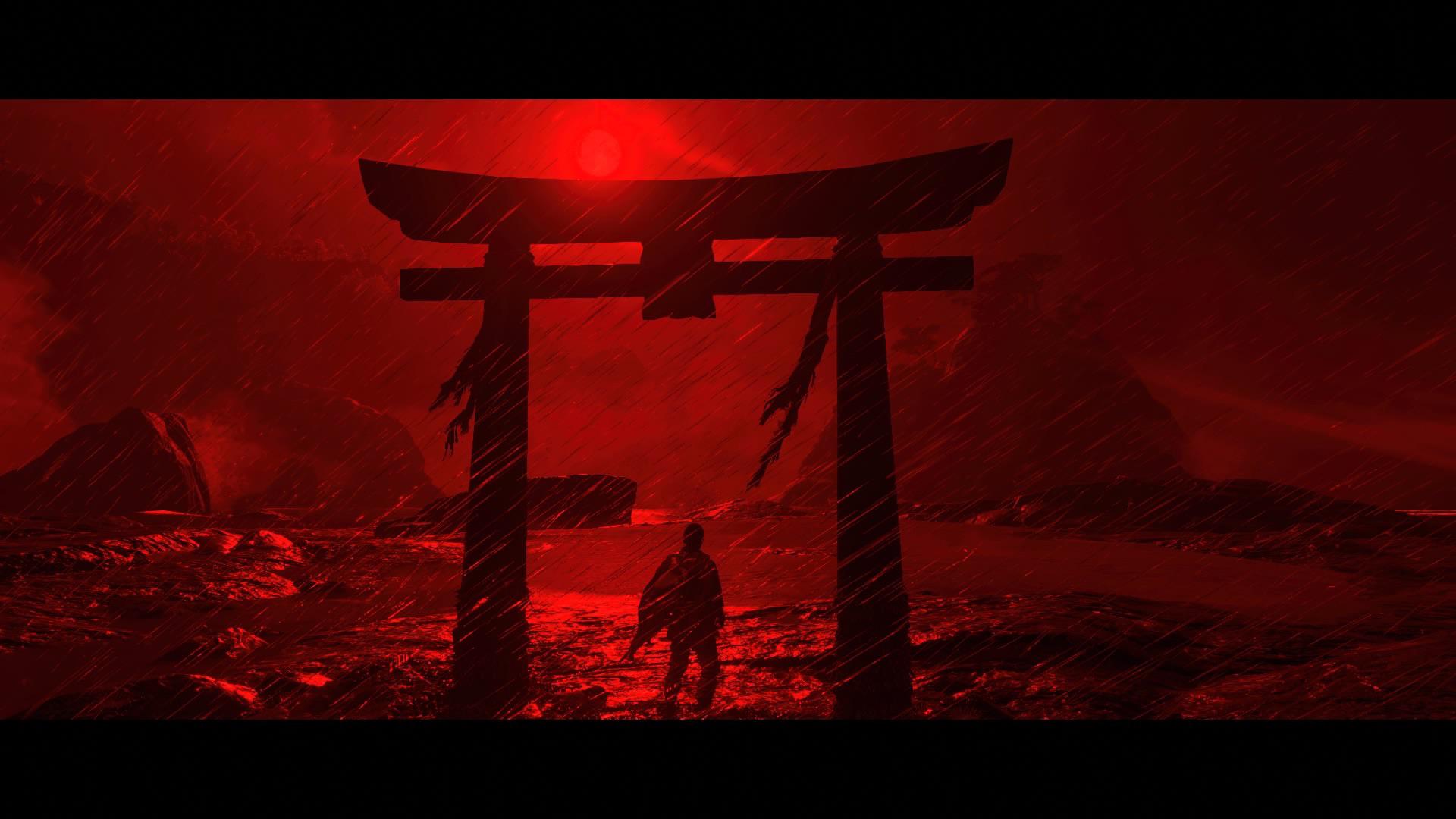 4K Samurai Red Wallpapers