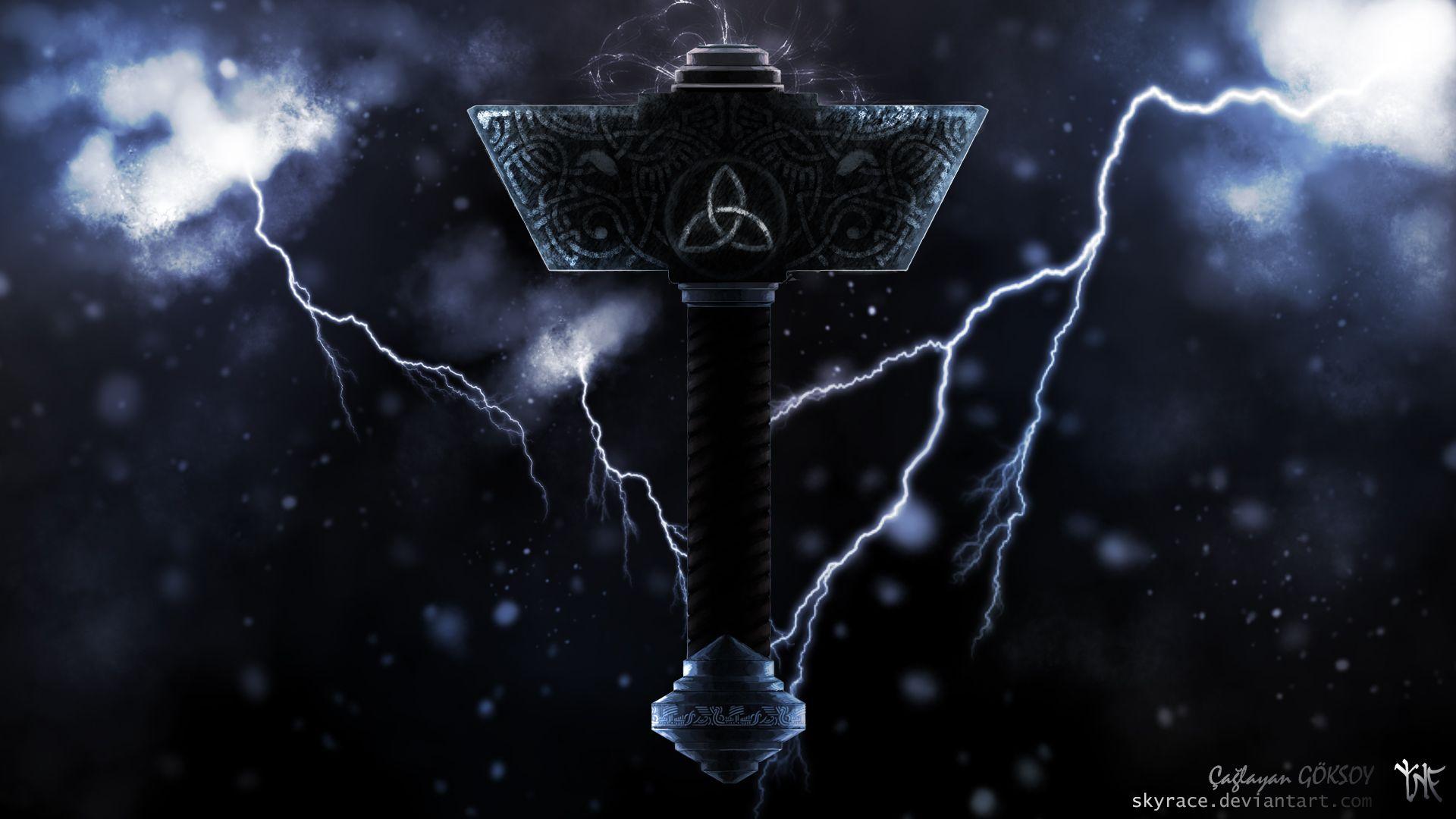 4K Thor Hammer Wallpapers