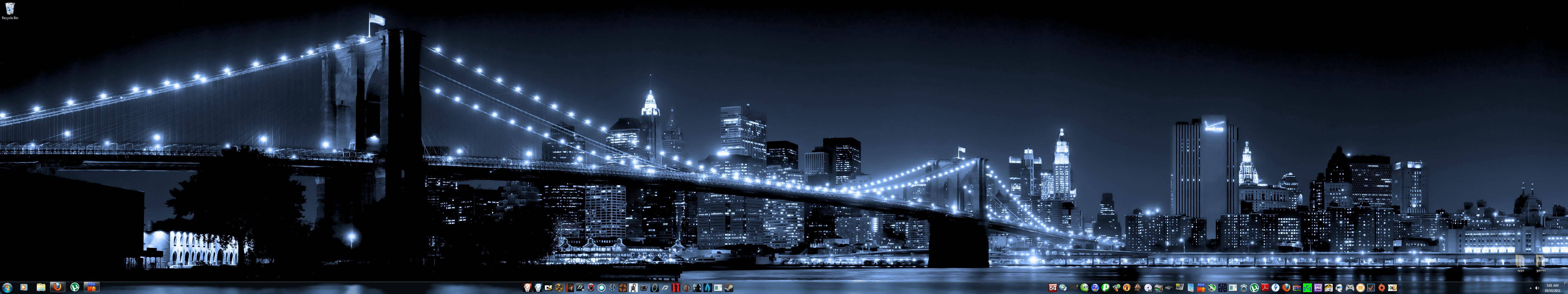 5760 X 1080 City Wallpapers