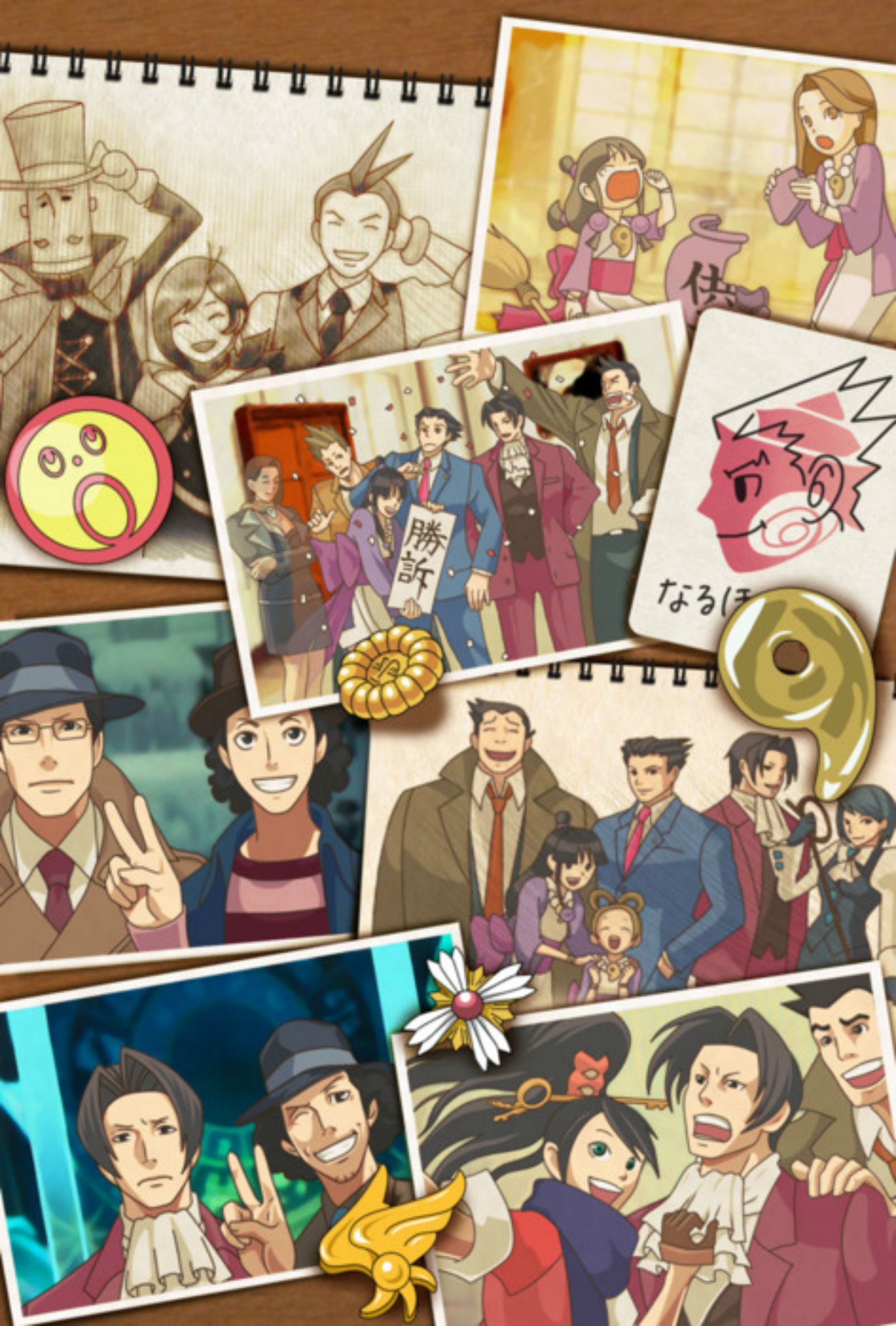 Ace Attorney Phone Wallpapers