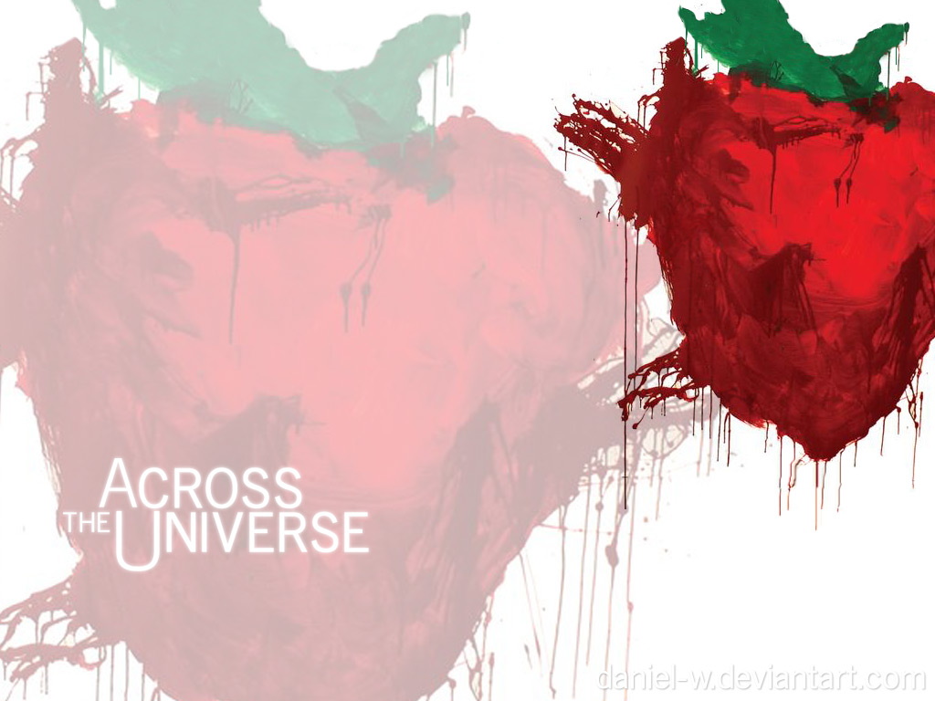 Across The Universe Strawberry Painting Wallpapers