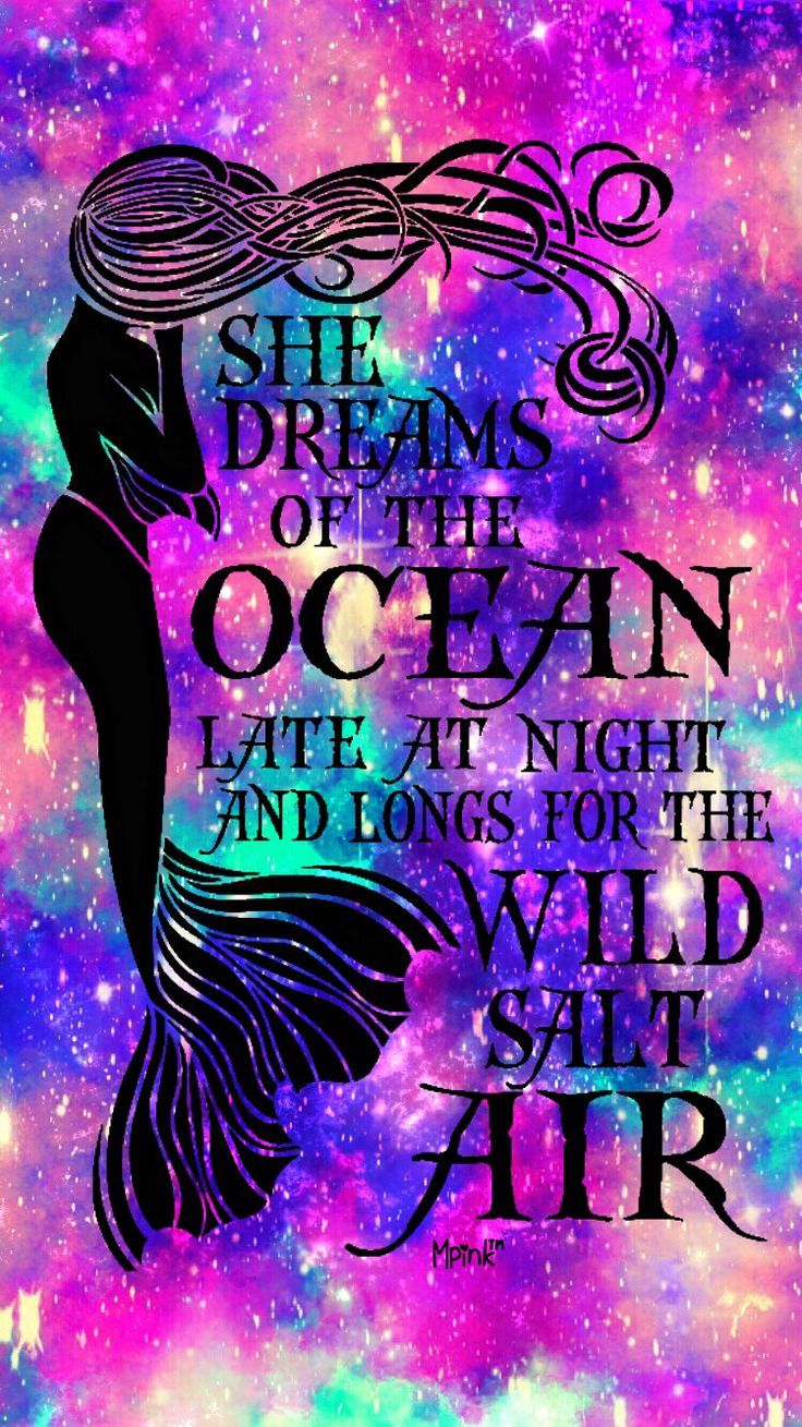Adorable Mermaid Quotes Wallpapers