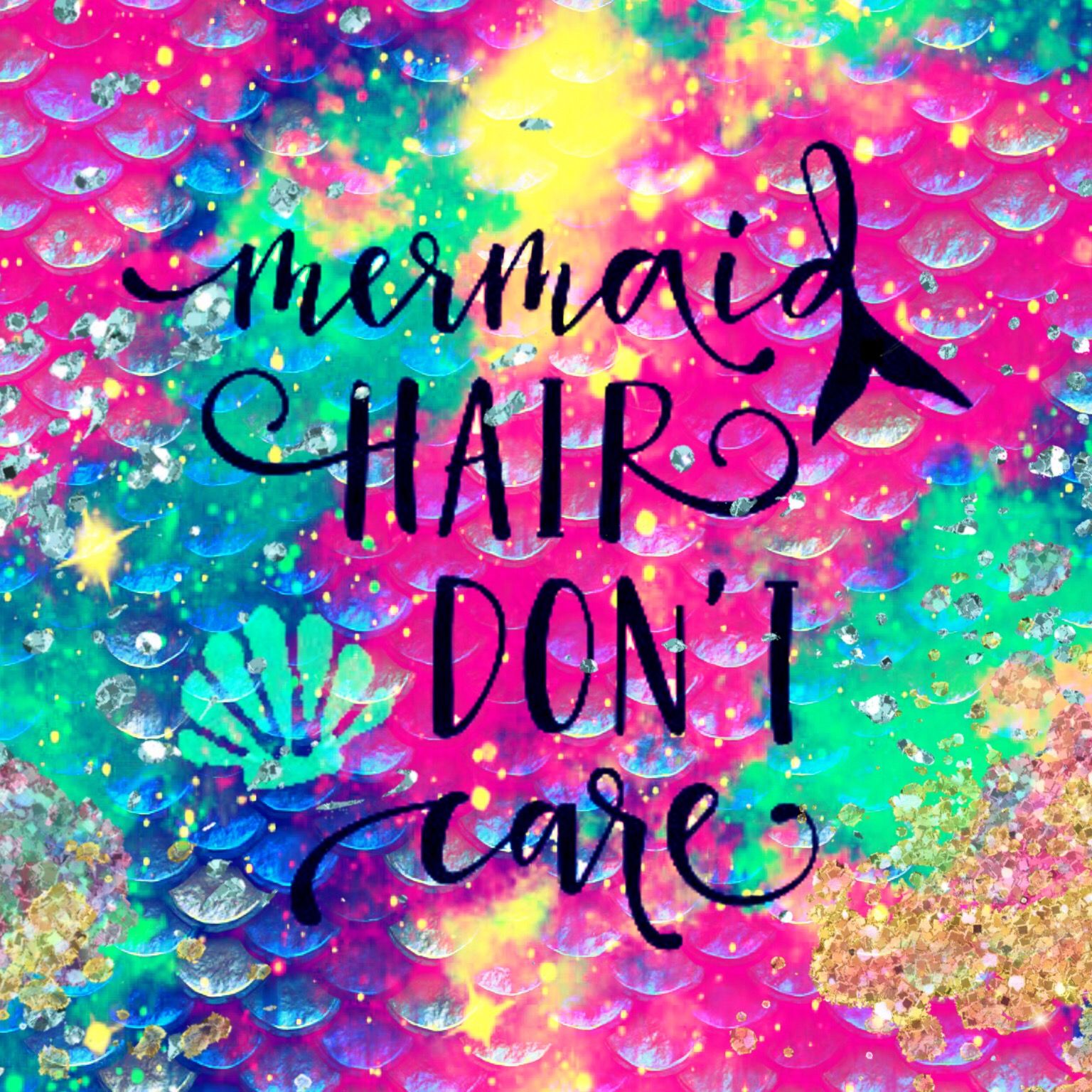 Adorable Mermaid Quotes Wallpapers