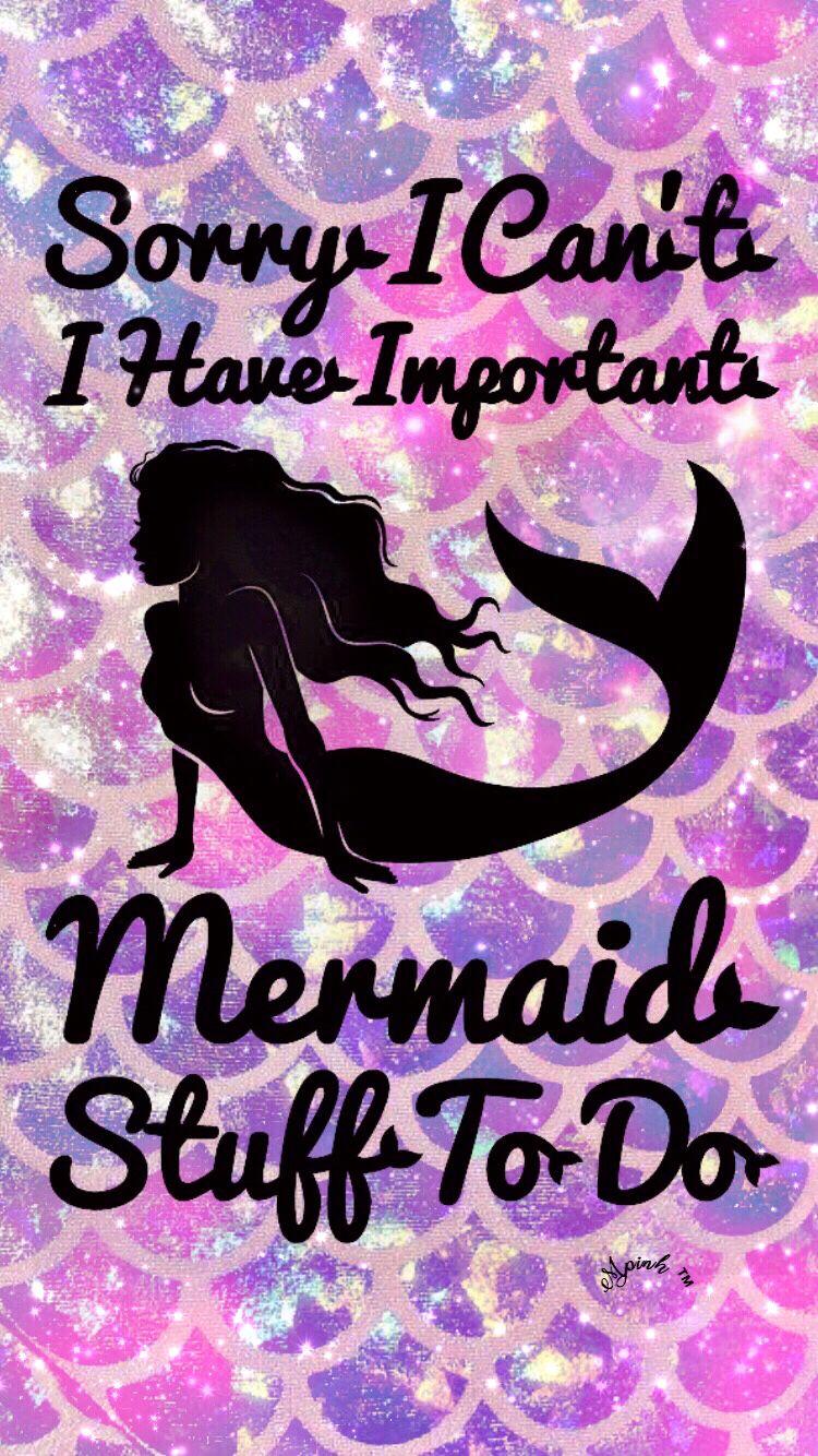 Adorable Mermaid Quotes Wallpapers