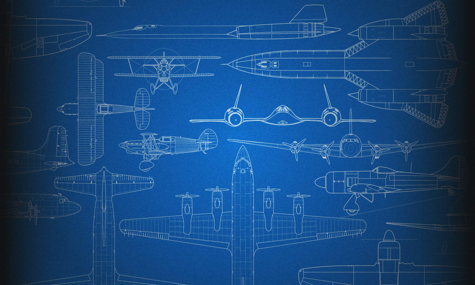 Airplane Blueprint Wallpapers