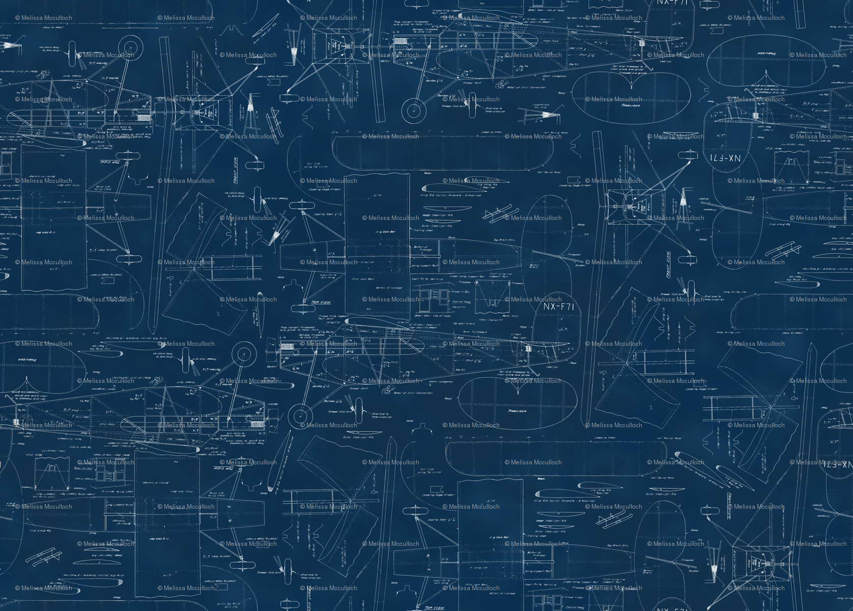 Airplane Blueprint Wallpapers