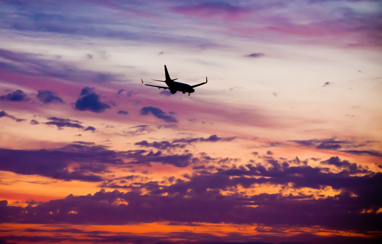 Airplane Sunset Wallpapers