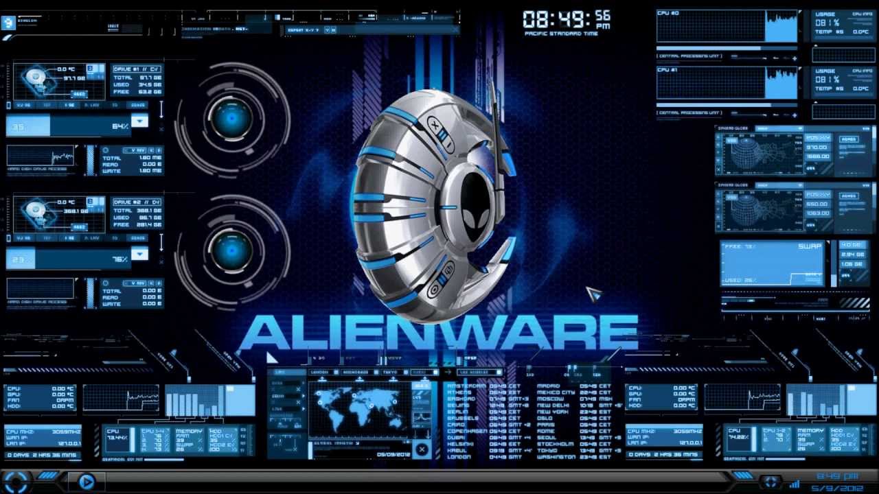 Alienware Rainbow Theme Wallpapers