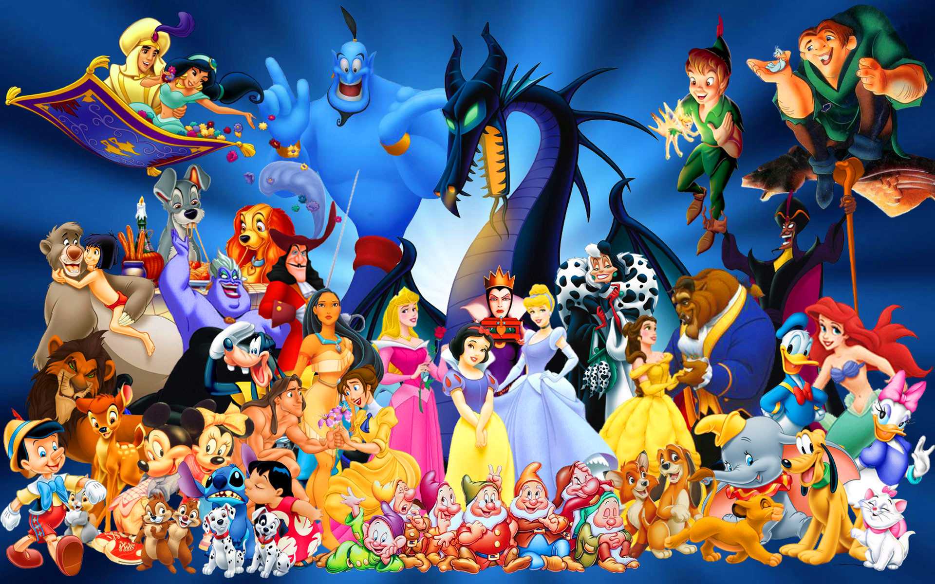 All Cartoon Characters In One Picture Wallpapers