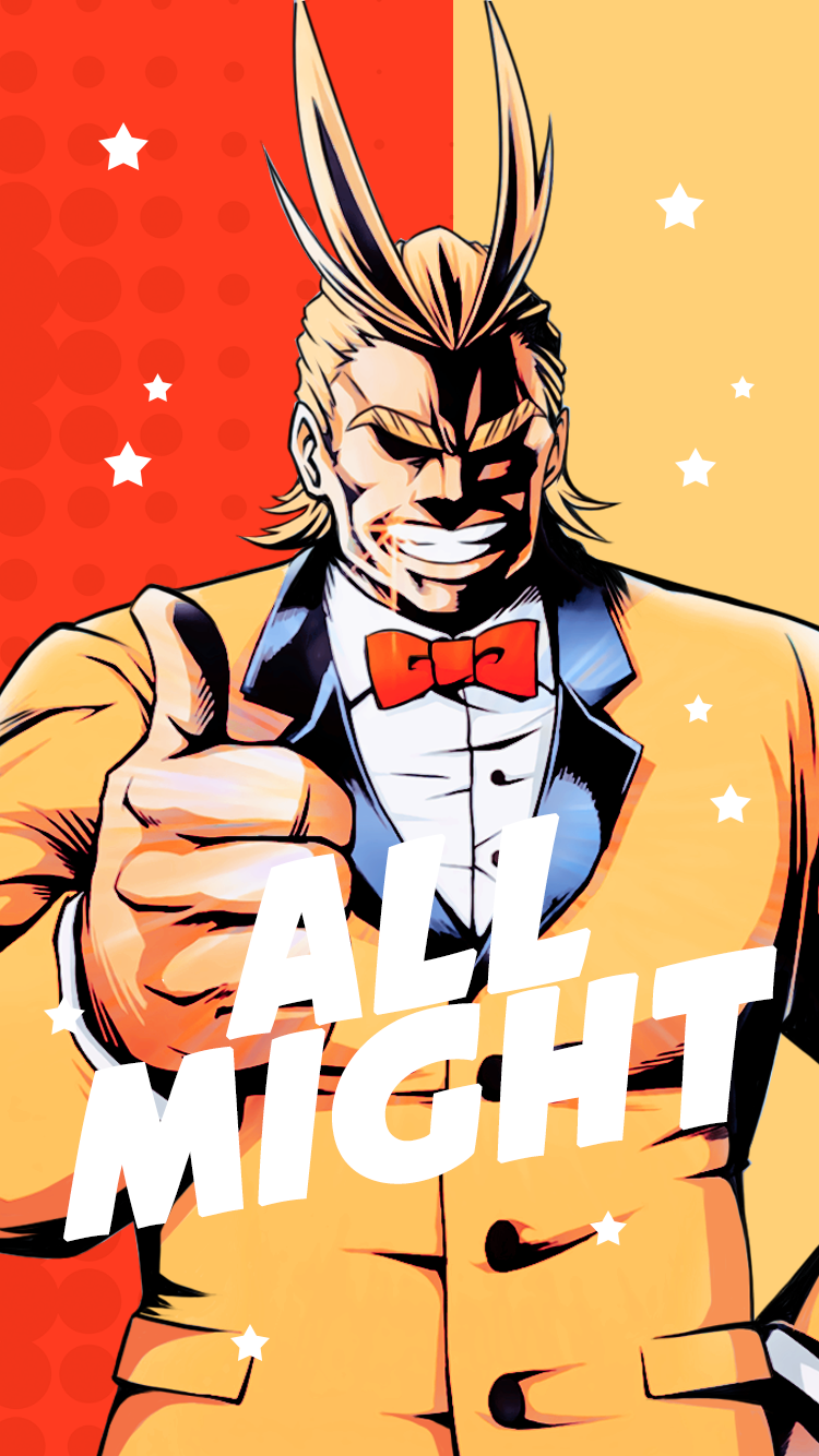 All Might Iphone Wallpapers