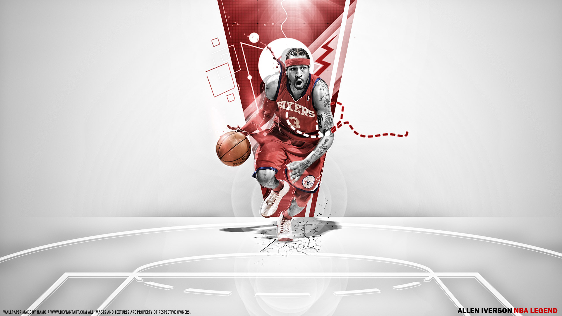 Allen Iverson Cartoon Wallpapers