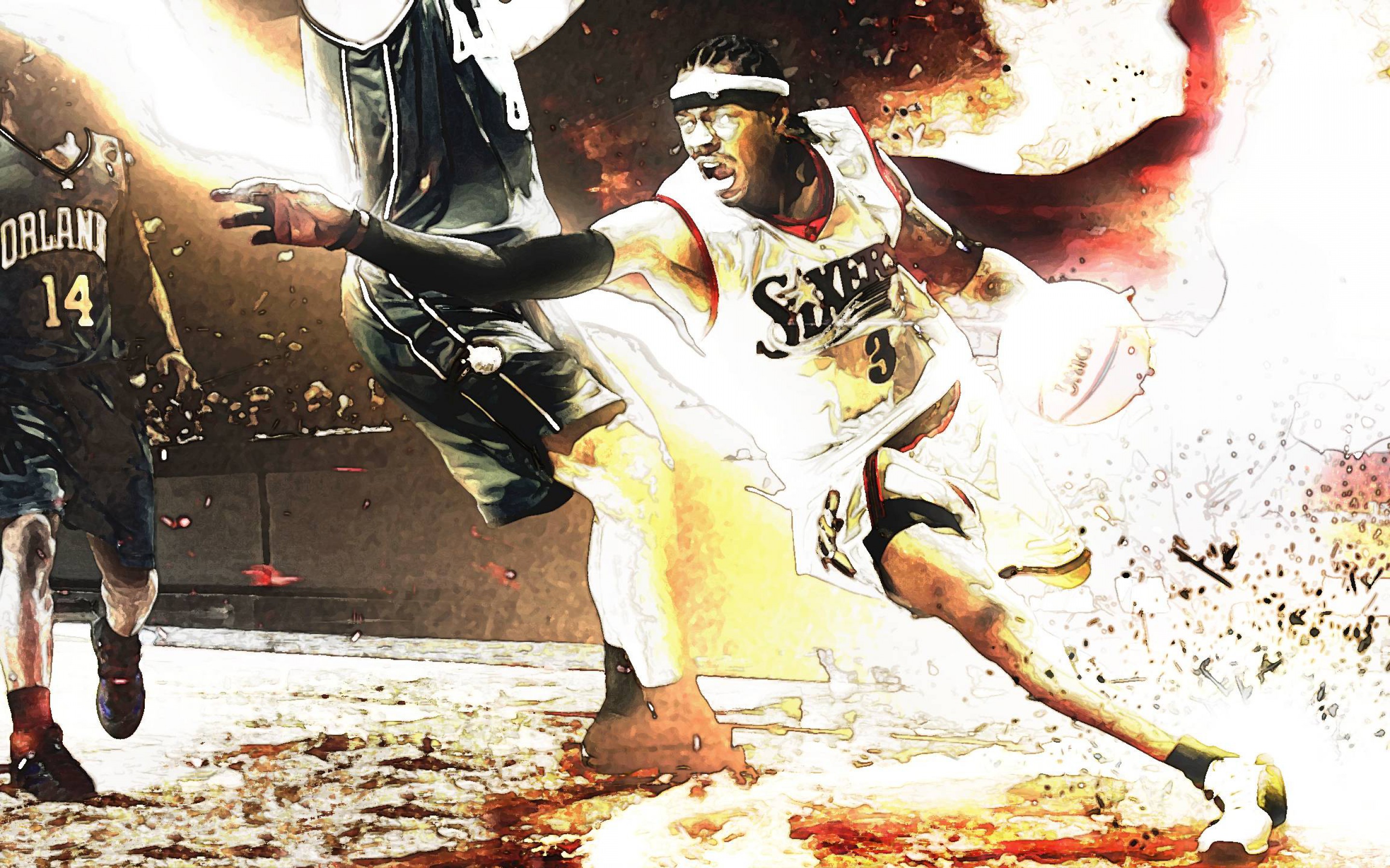 Allen Iverson Cartoon Wallpapers