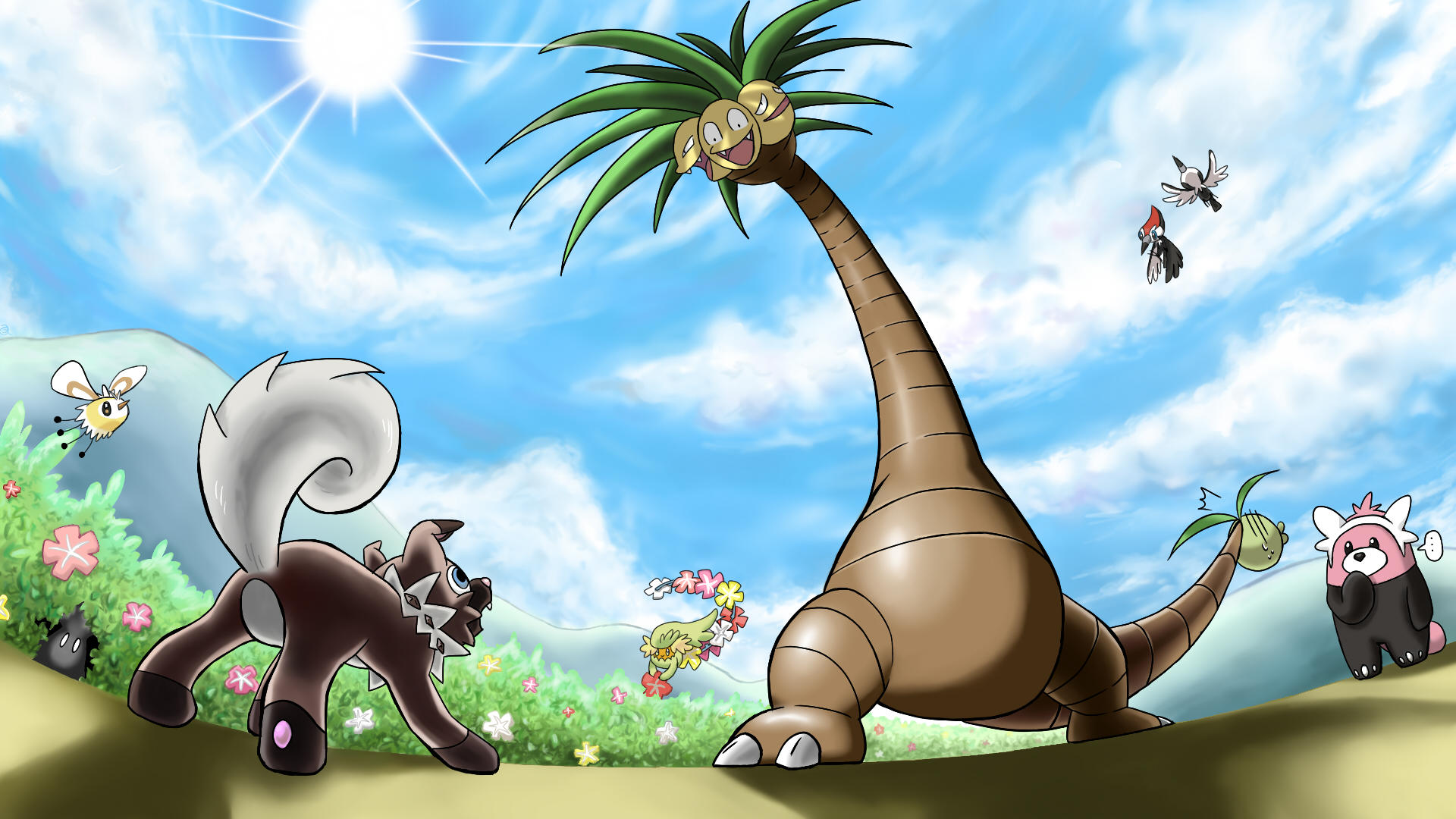 Alolan Exeggutor Wallpapers