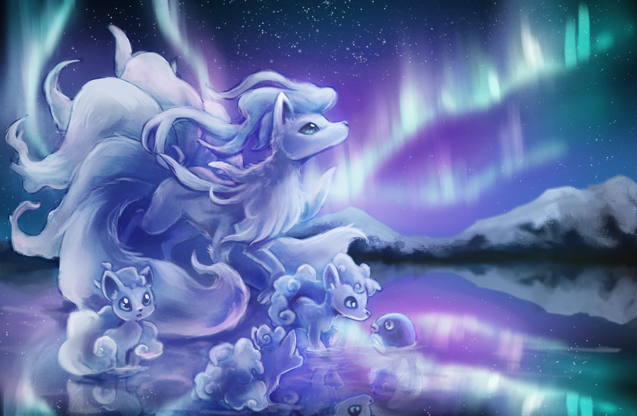 Alolan Vulpix Gif Wallpapers