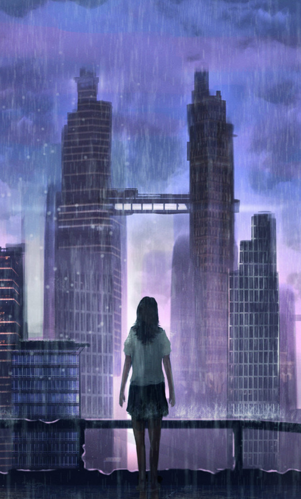 Alone Rain Wallpapers