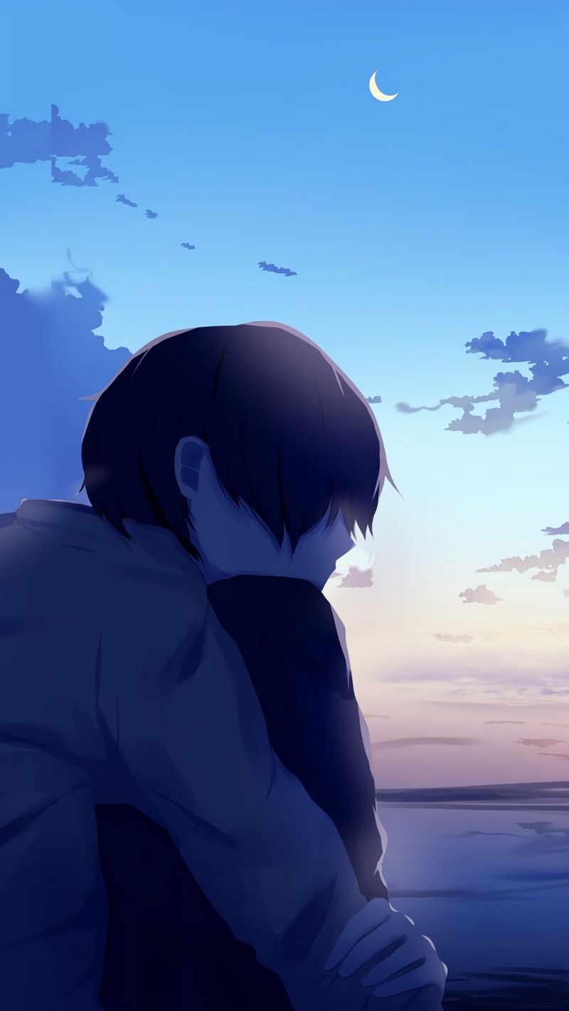 Alone Sad Anime Boy Wallpapers
