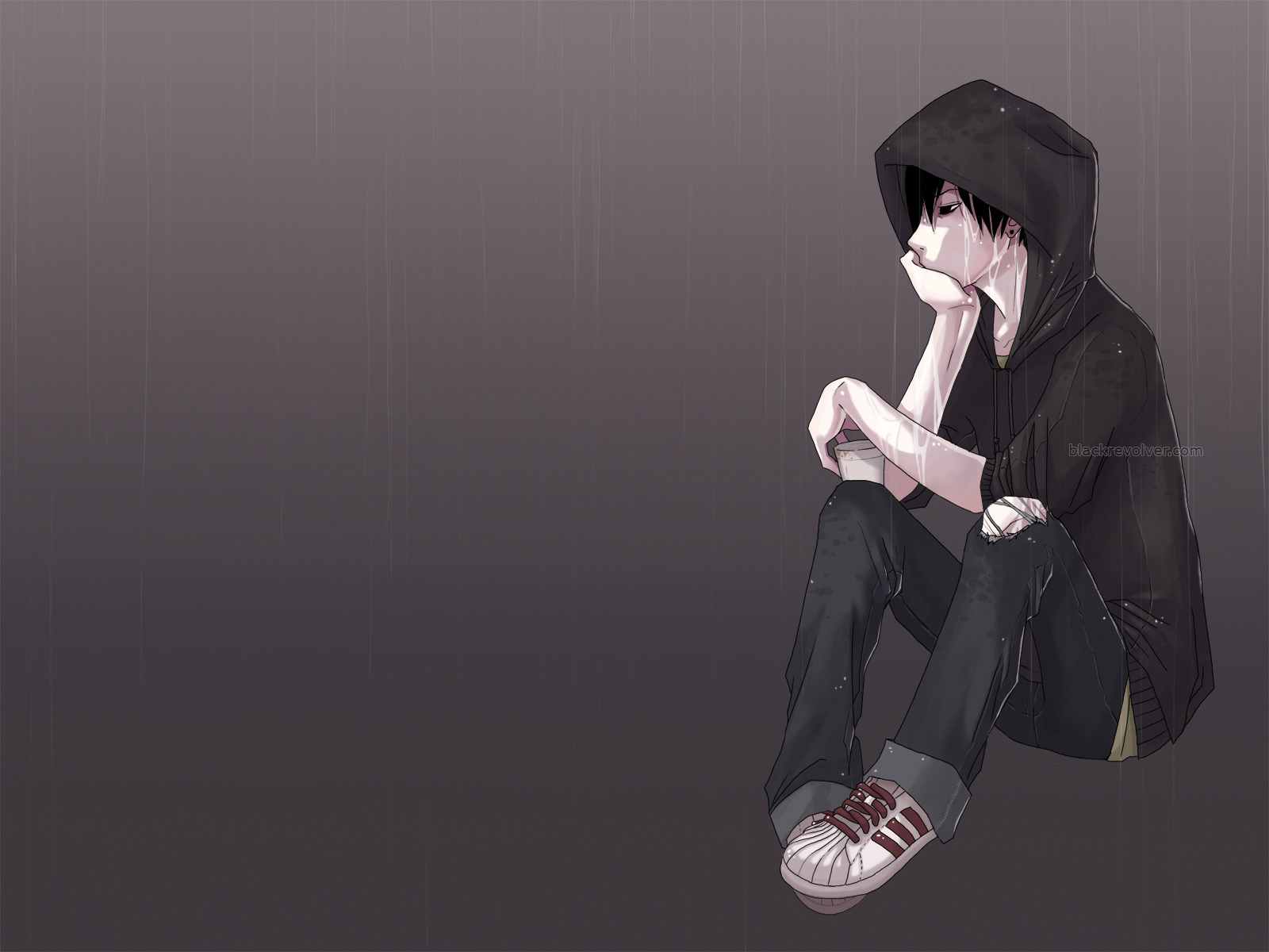 Alone Sad Anime Boy Wallpapers