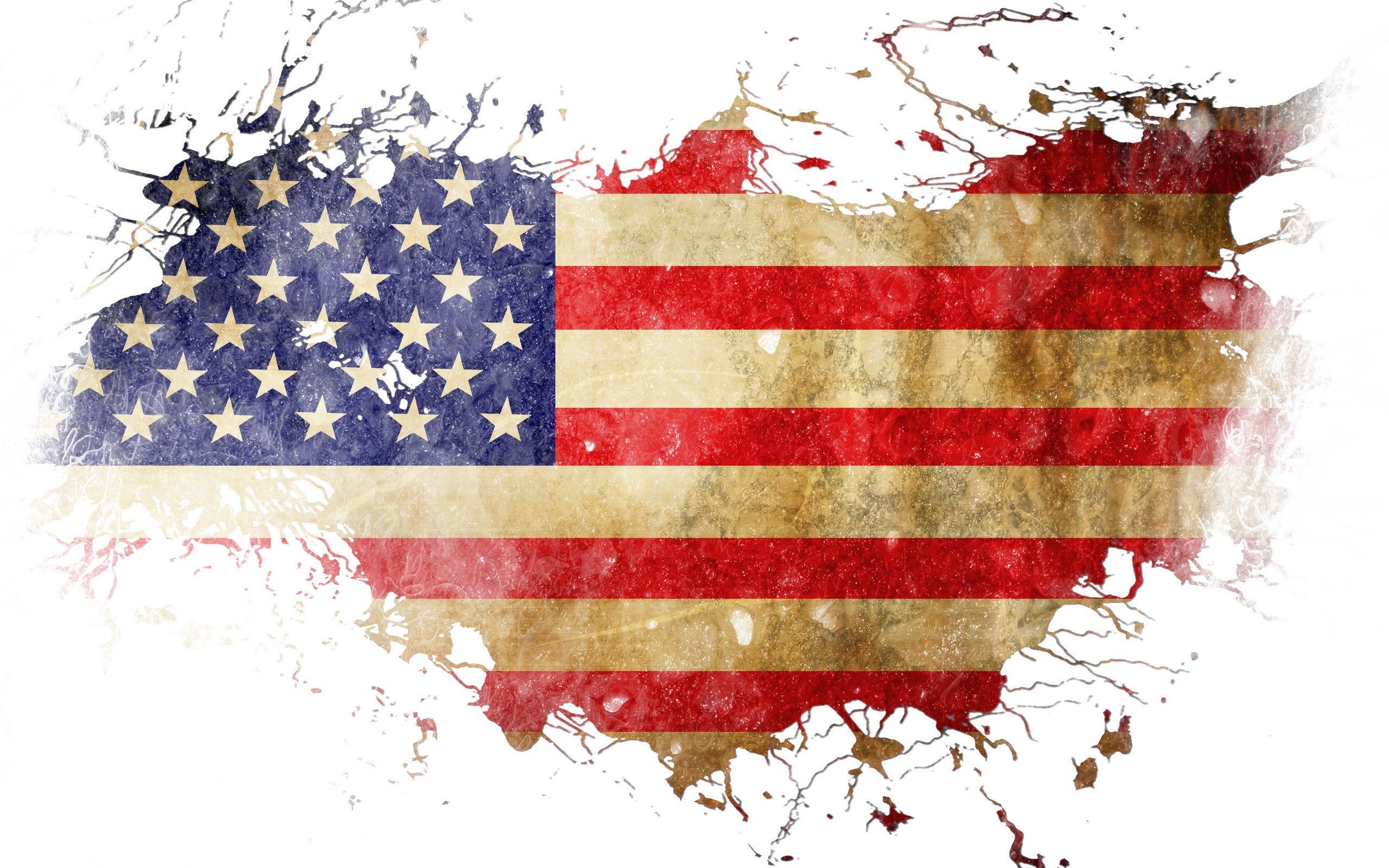 American Flag Fading Wallpapers