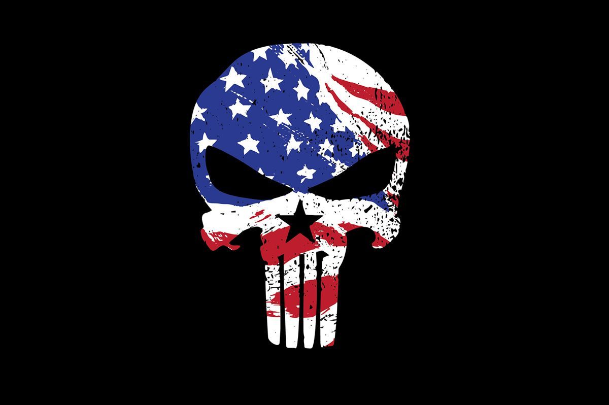 American Flag Punisher Skull Wallpapers
