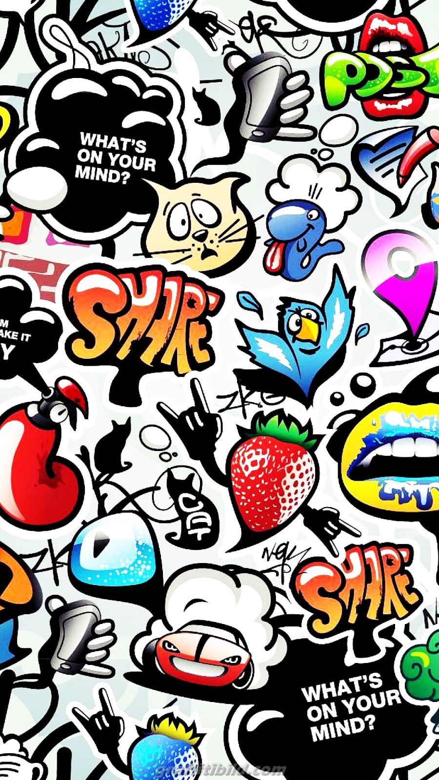 Android Graffiti Wallpapers