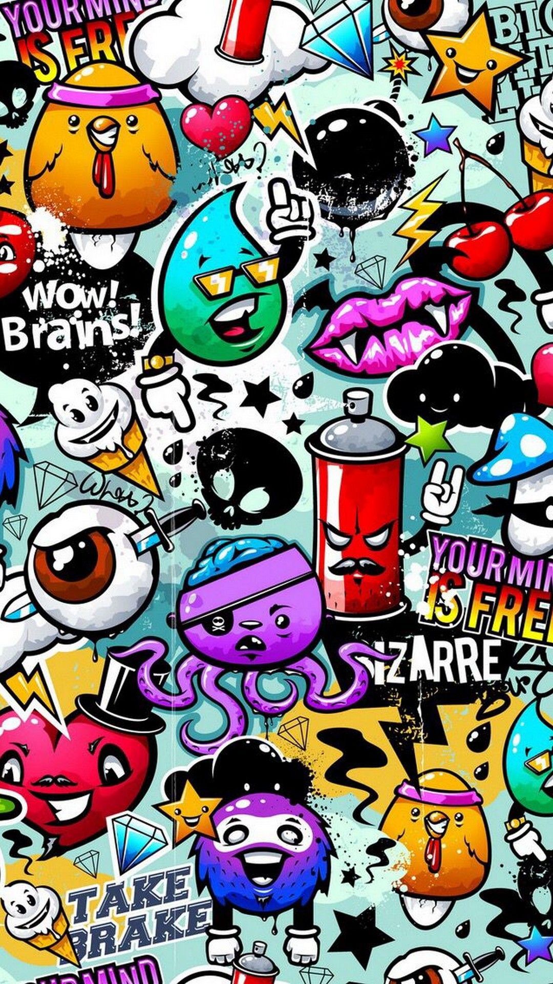 Android Graffiti Wallpapers