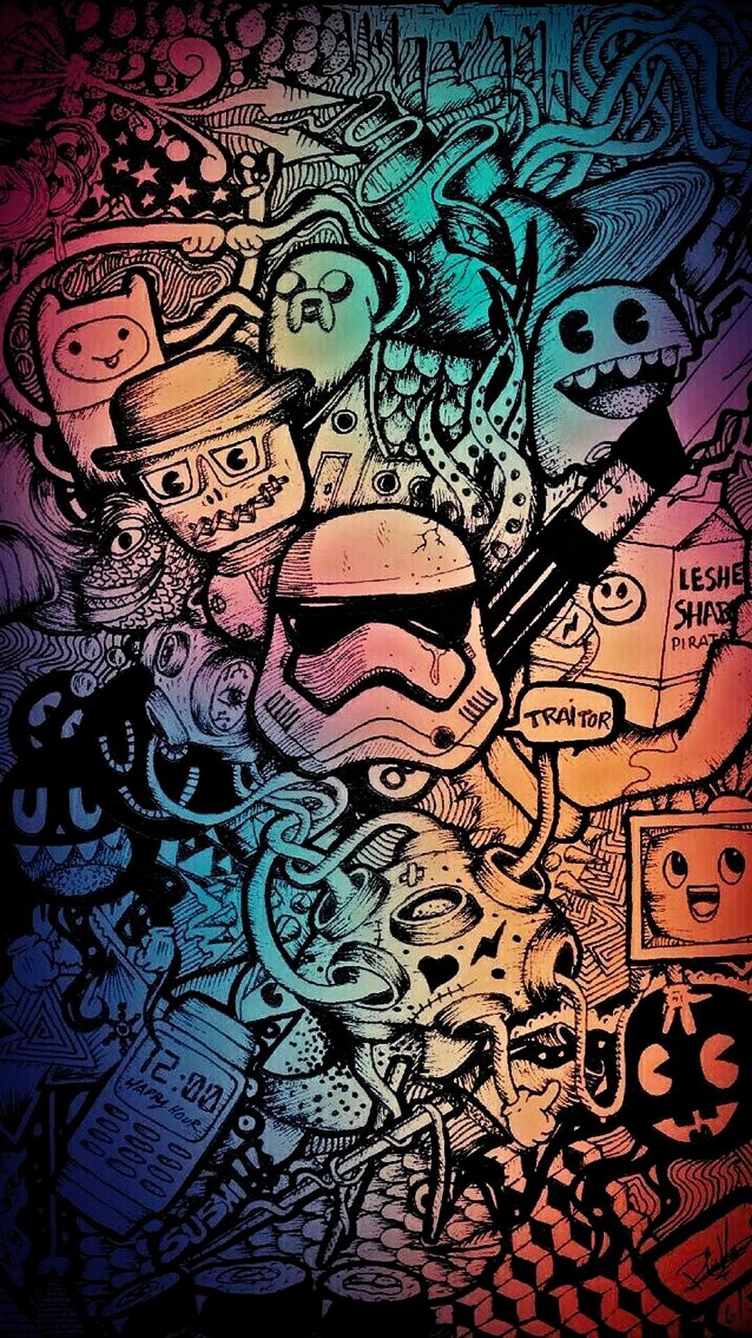 Android Graffiti Wallpapers