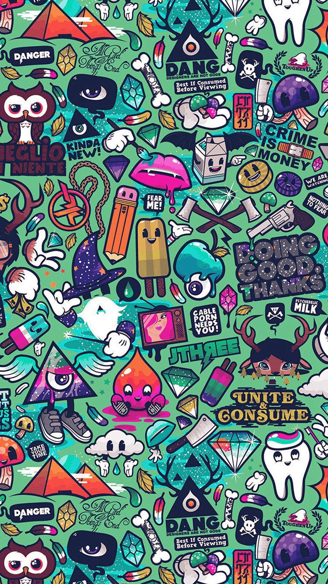 Android Graffiti Wallpapers