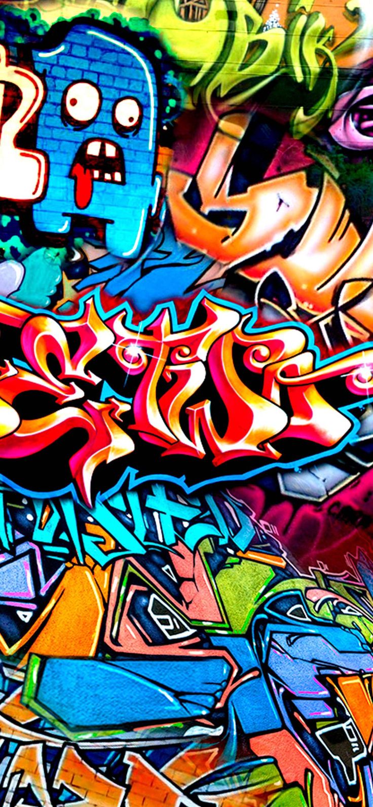 Android Graffiti Wallpapers