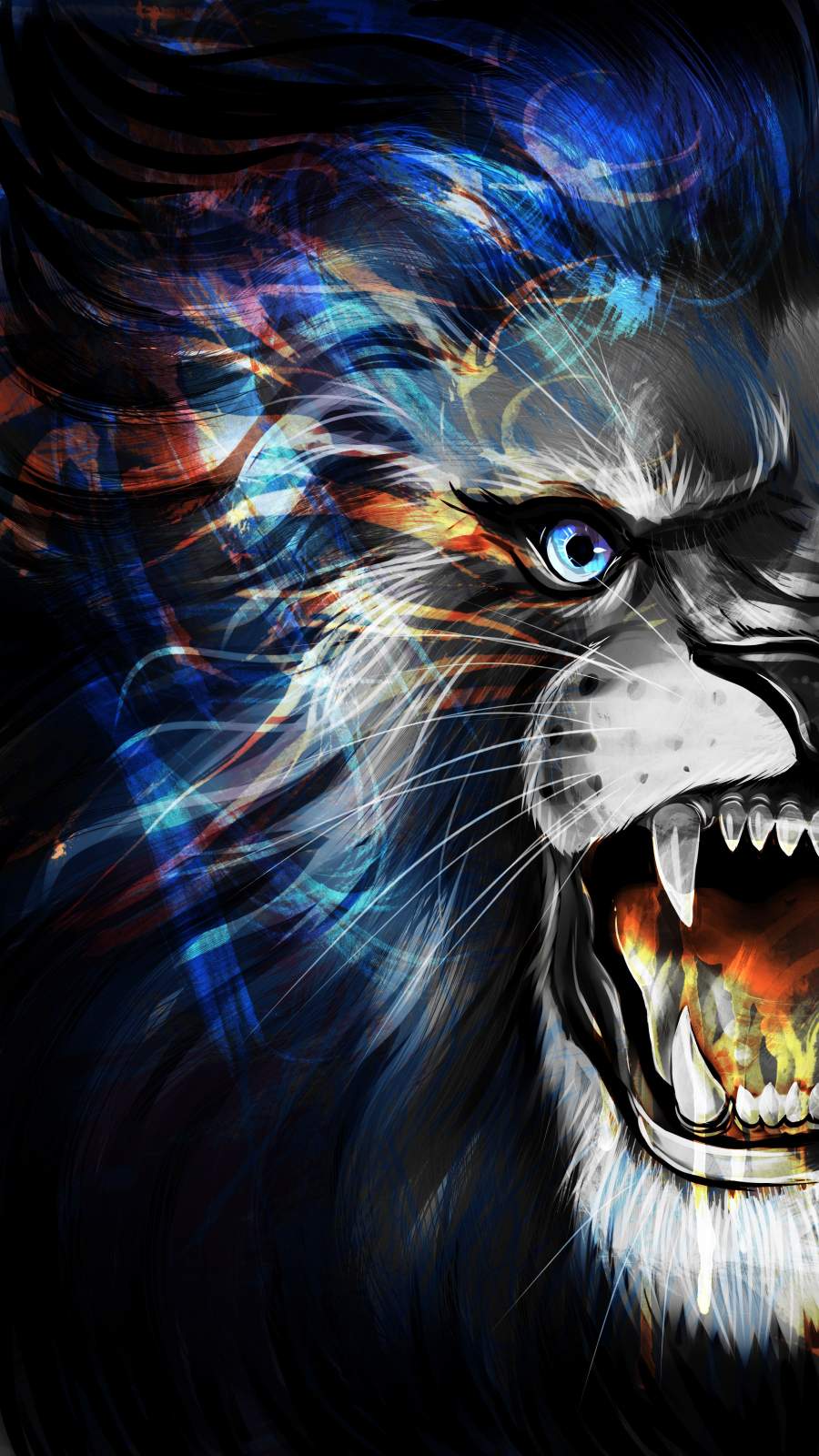 Angry Lion Wallpapers