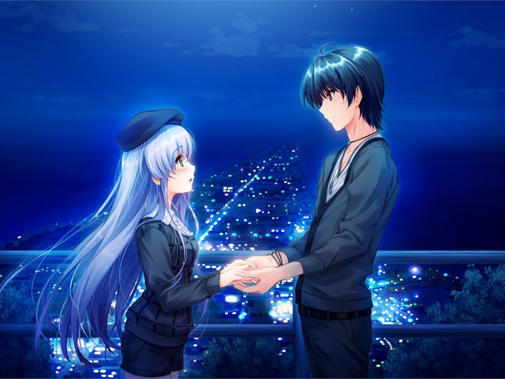 Animated Couple Holding Hands Wallpapers