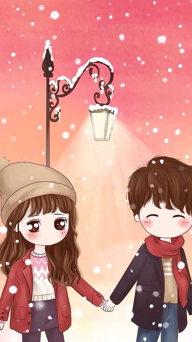 Animated Couple Holding Hands Wallpapers