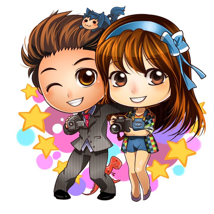 Animated Couple Holding Hands Wallpapers