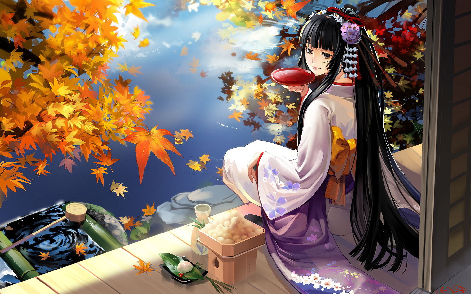 Animated Geisha Wallpapers