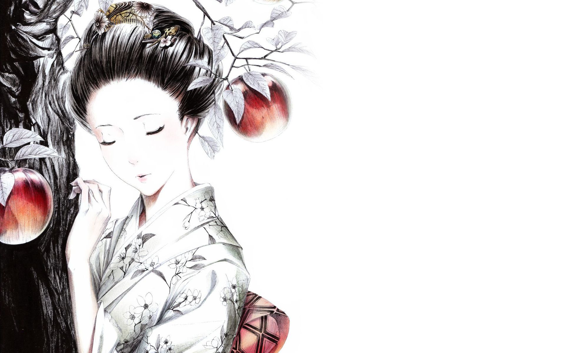 Animated Geisha Wallpapers