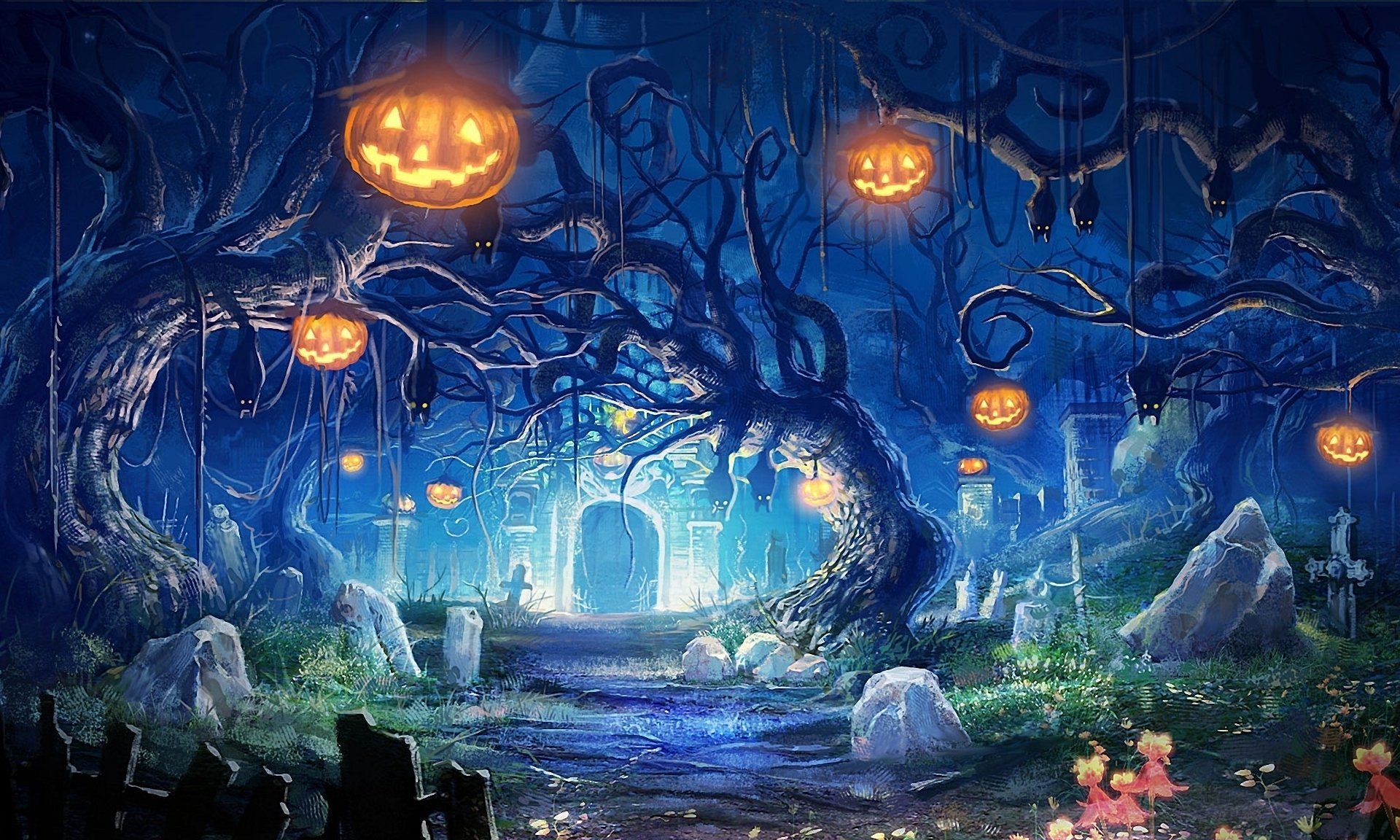 Animated Halloween Wallpapers