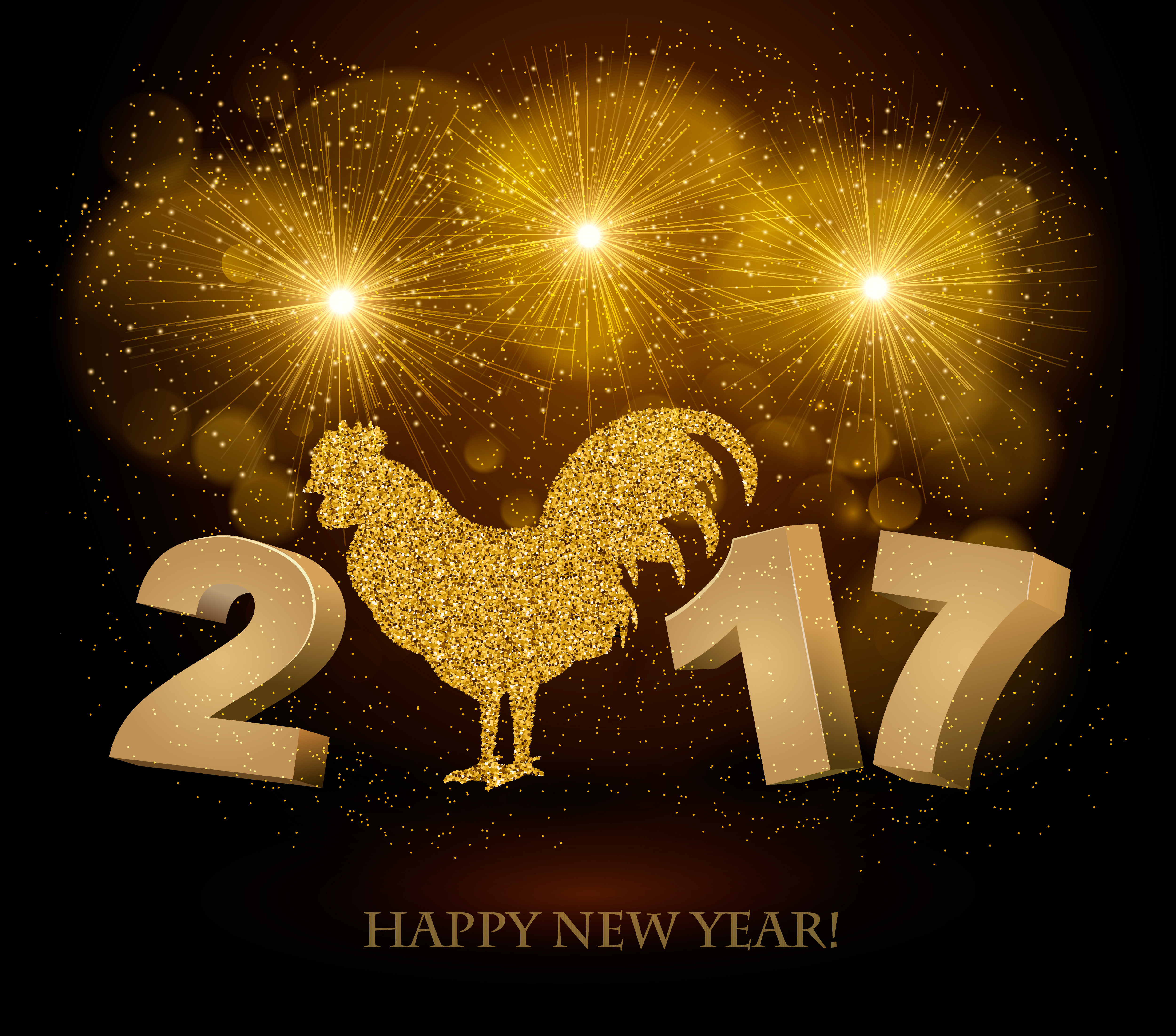 Animated Happy New Year 2017 Images Wallpapers