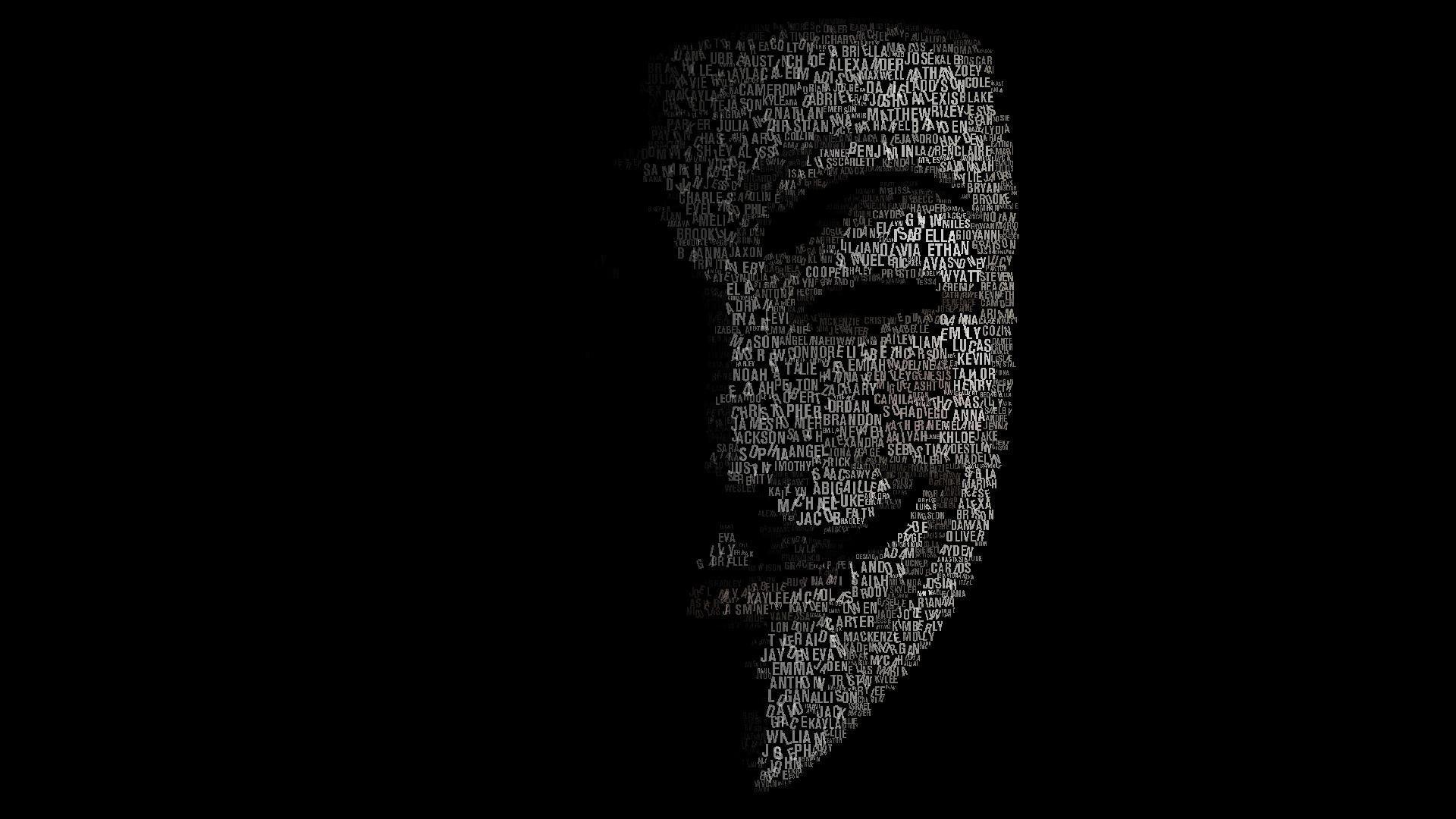 Anonymous 1366X768 Wallpapers