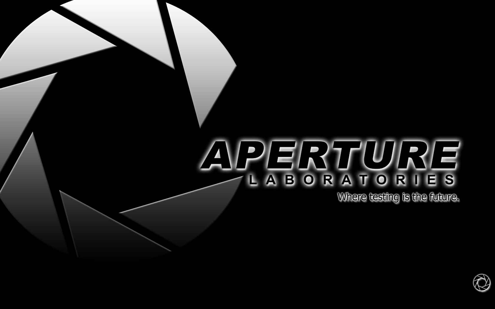 Aperture Science Logo Wallpapers