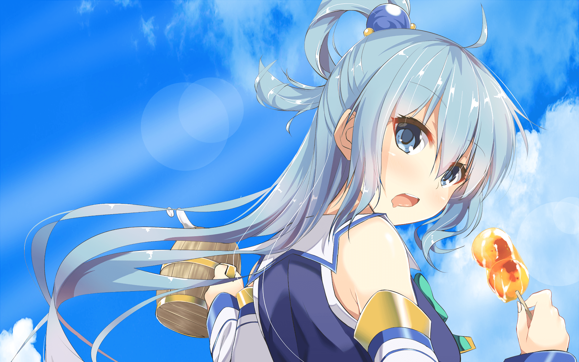 Aqua Anime Girl Wallpapers