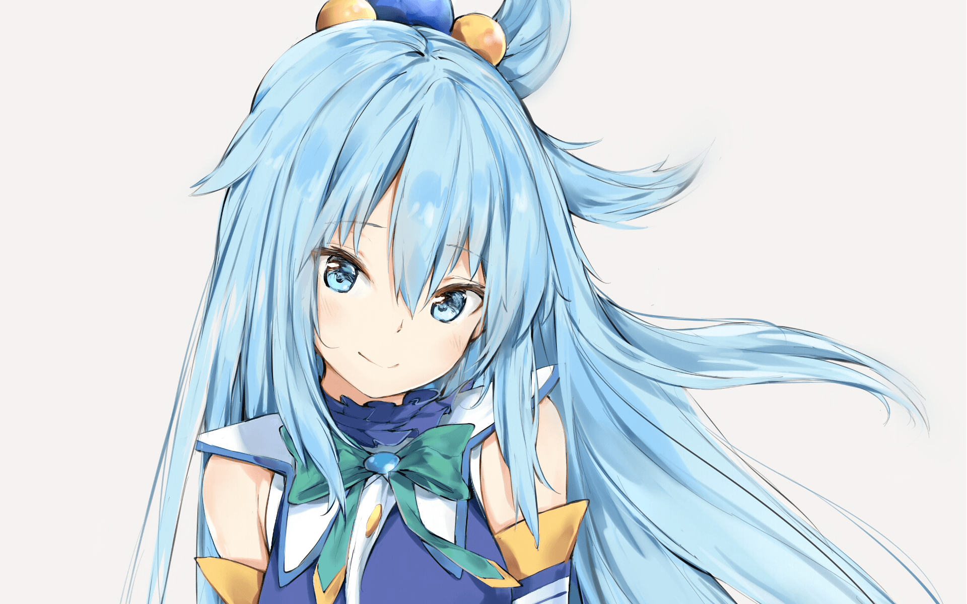 Aqua Anime Girl Wallpapers