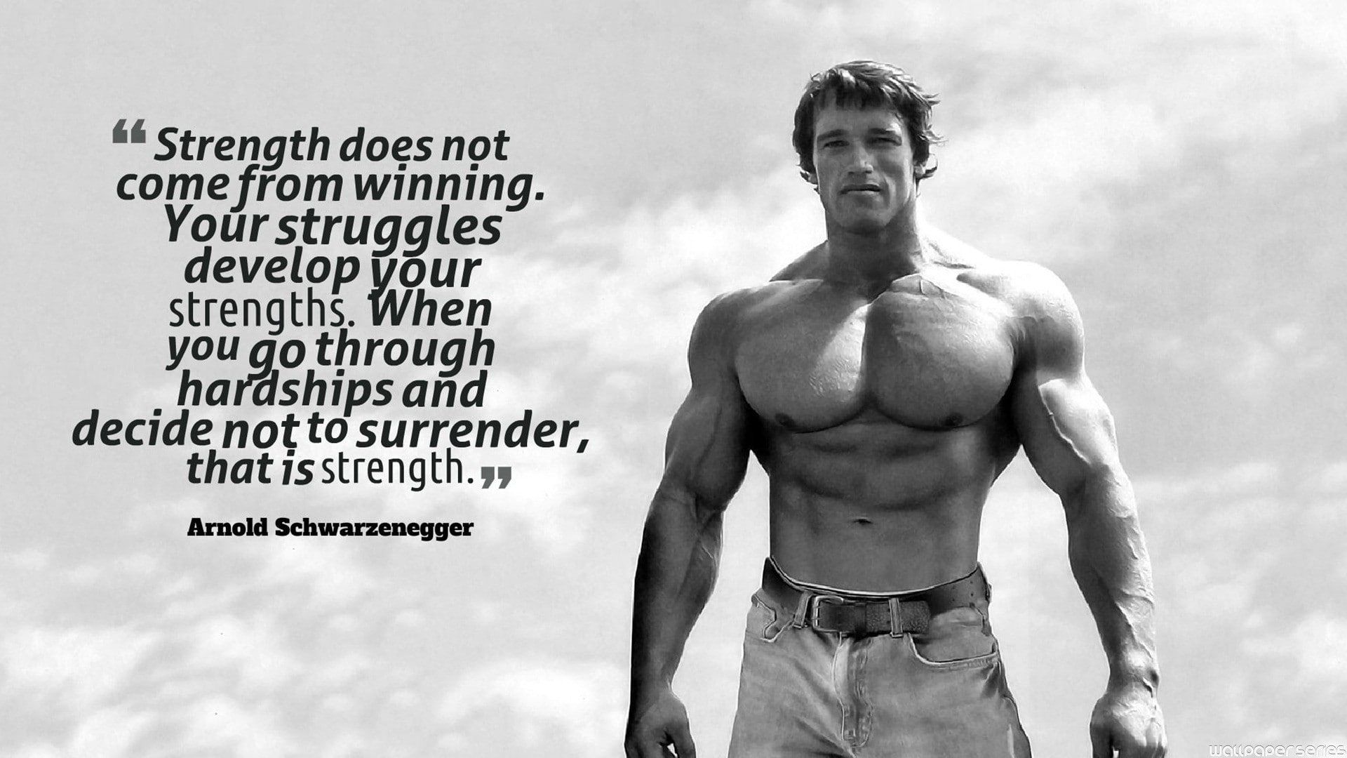Arnold Schwarzenegger Quotes Wallpapers