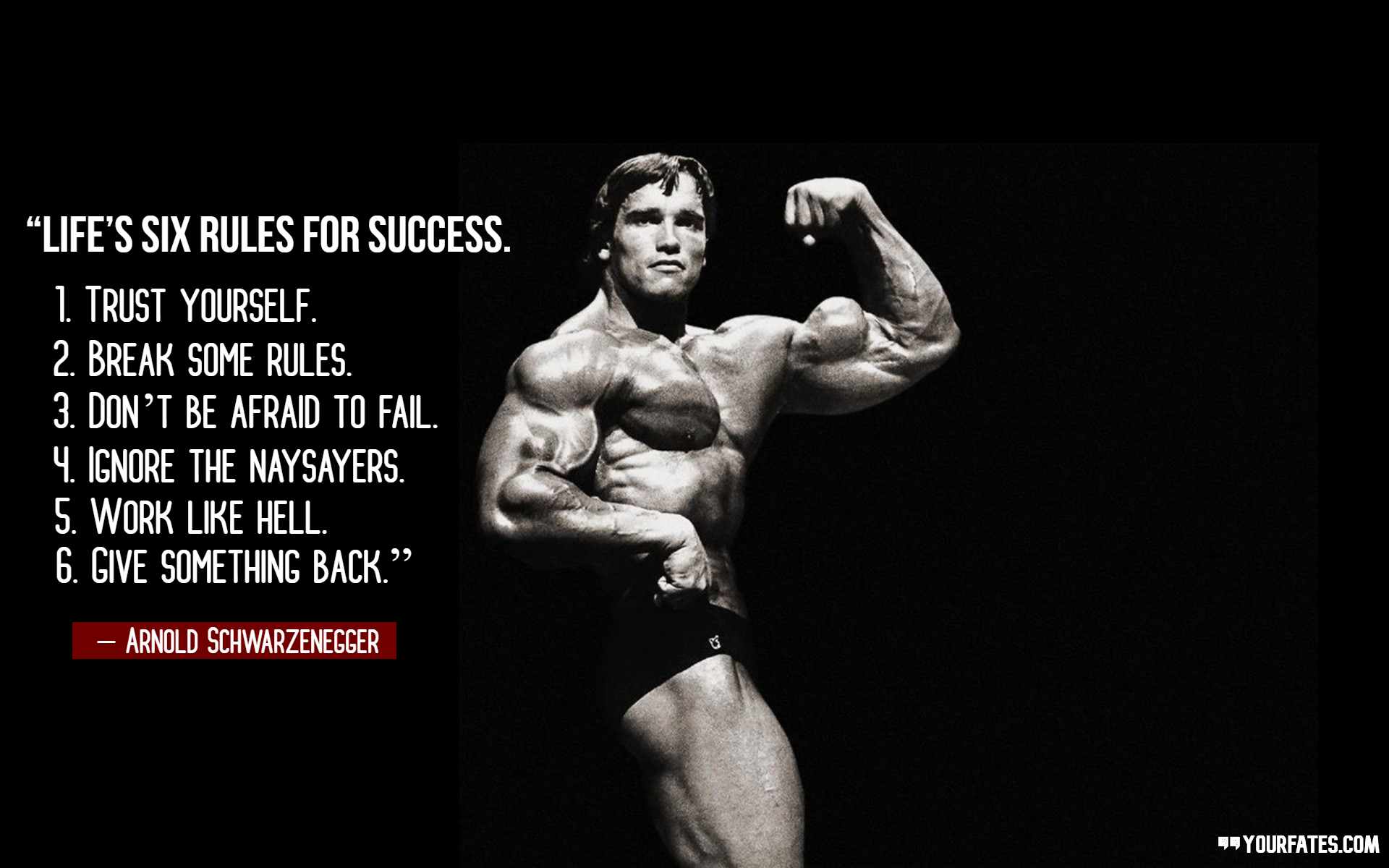 Arnold Schwarzenegger Quotes Wallpapers