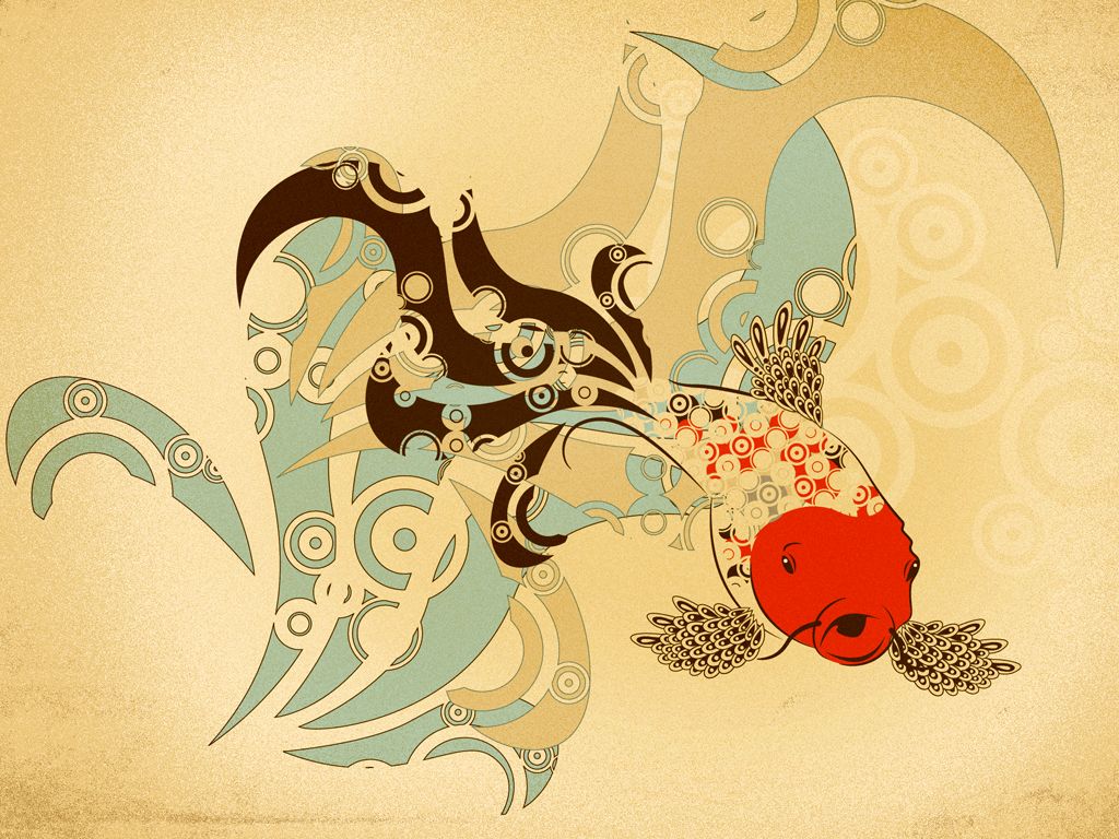 Art Koi Fish Wallpapers