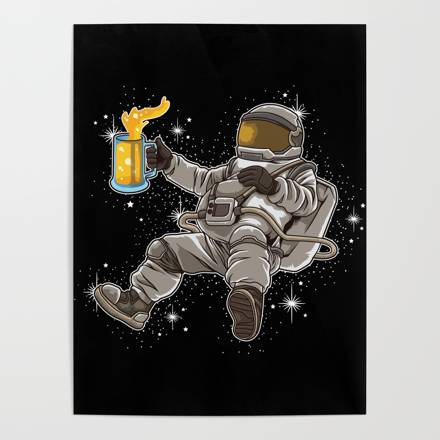 Astronaut Drinking Beer Iphone Wallpapers