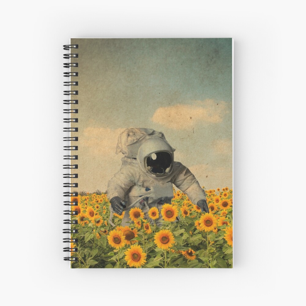 Astronaut Flowers Painting Wallpapers