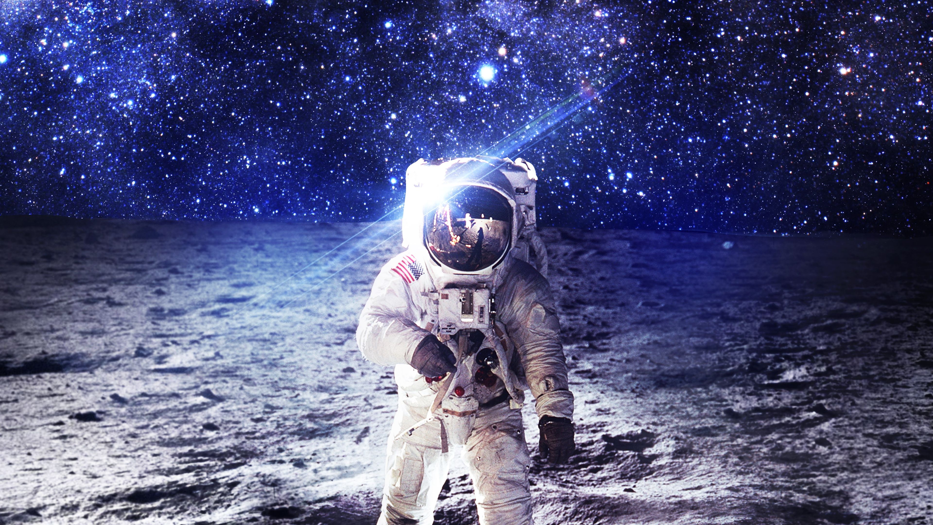 Astronaut On The Moon Wallpapers