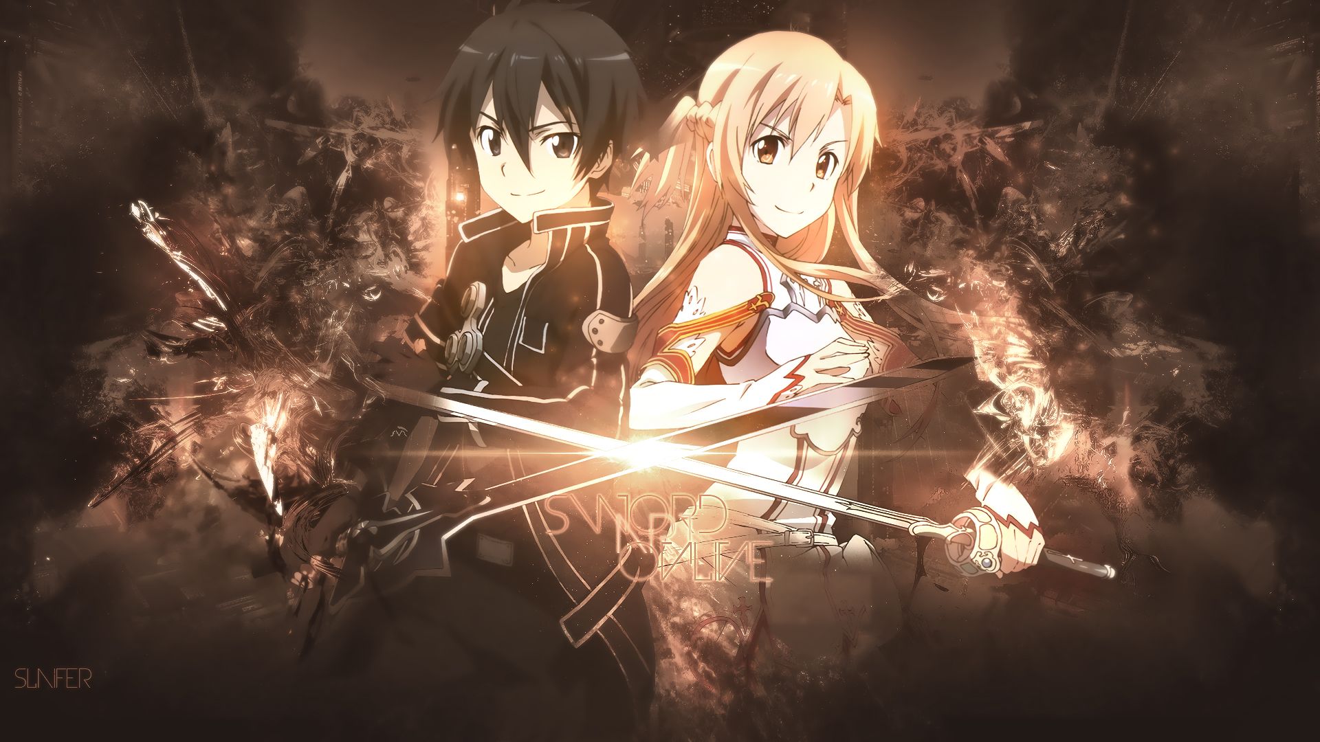 Asuna And Kirito Wallpapers