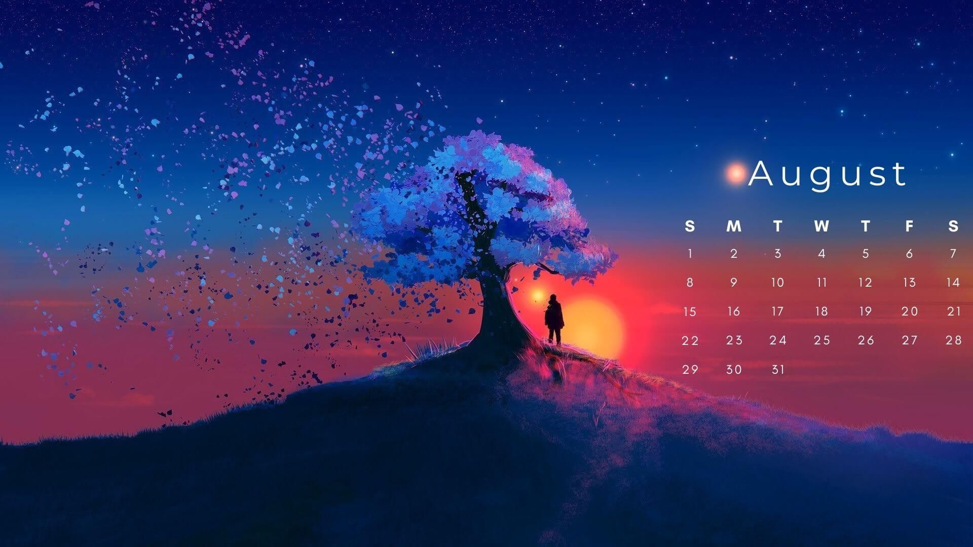 August 2021 Calendar Wallpapers